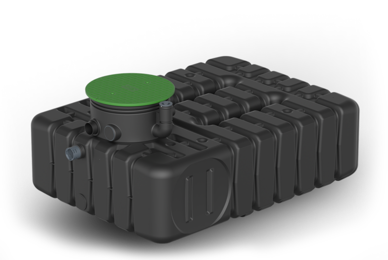 regenwert® Erdtank als Grundpaket mit Domschacht